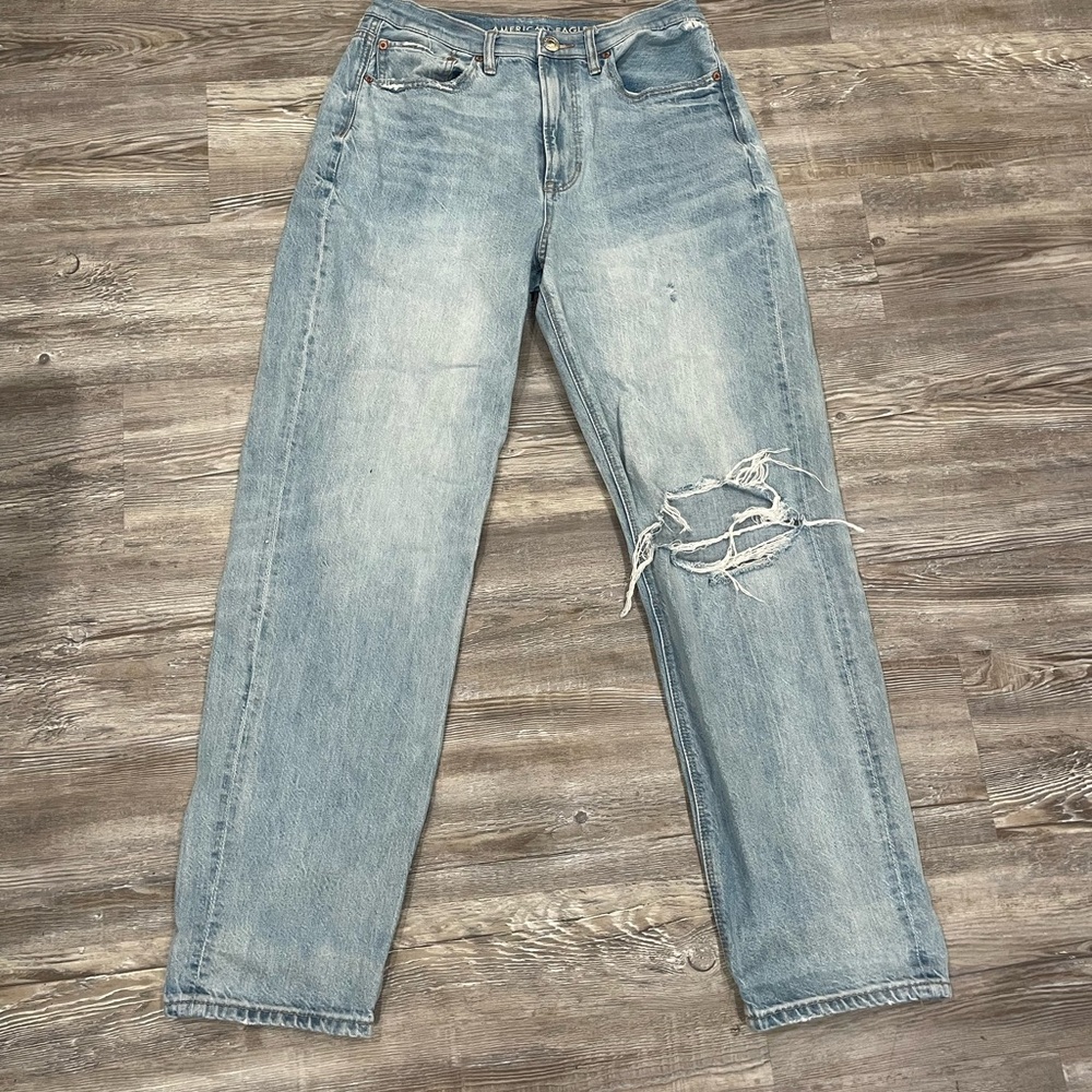 American Eagle Outfitters Light Blue Flare Jeans extra long women’s